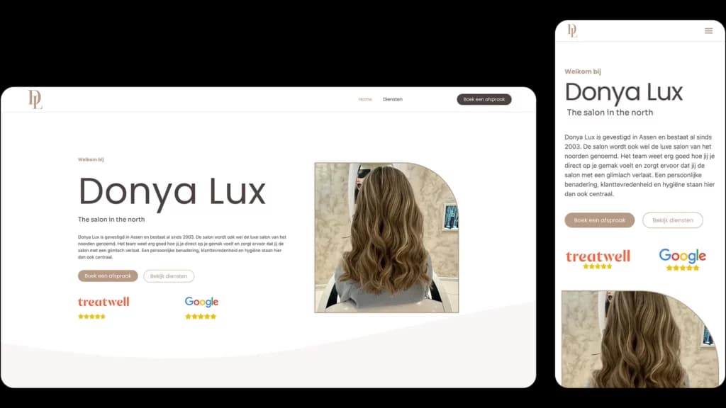 Donya Lux website case door Areza