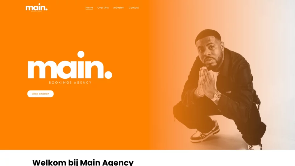 Main Agency website case door Areza