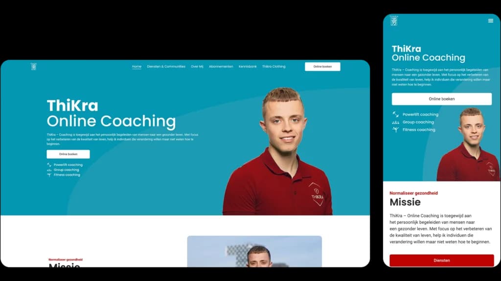 ThiKra Online Coaching website case door Areza